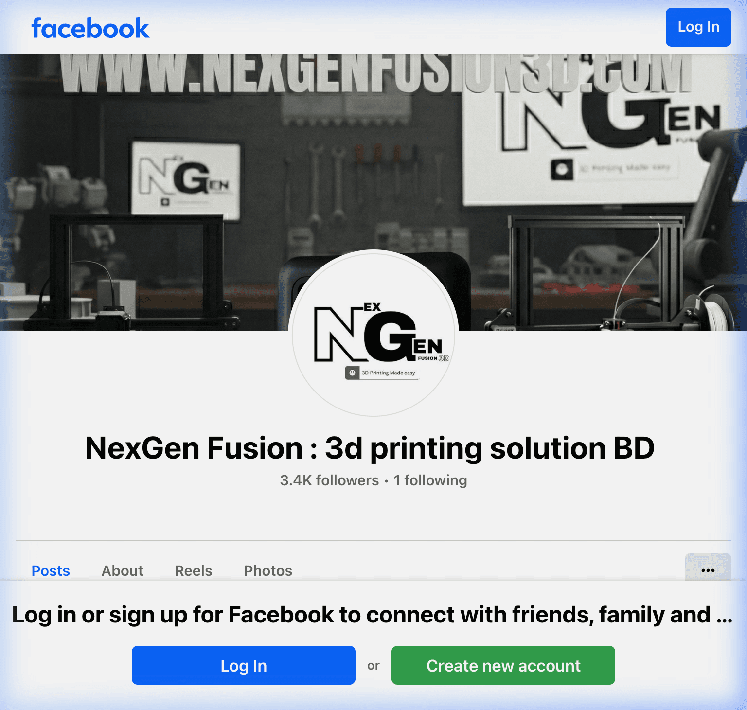 NexGen Fusion 3D - Facebook